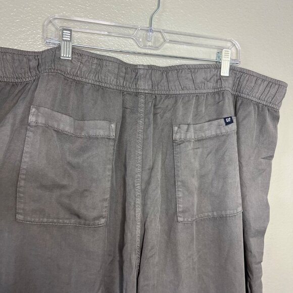 GAP Pull On Pants‎ Womens Size XXL High Rise Viscose Gray Pockets Casual NEW - Picture 4 of 7
